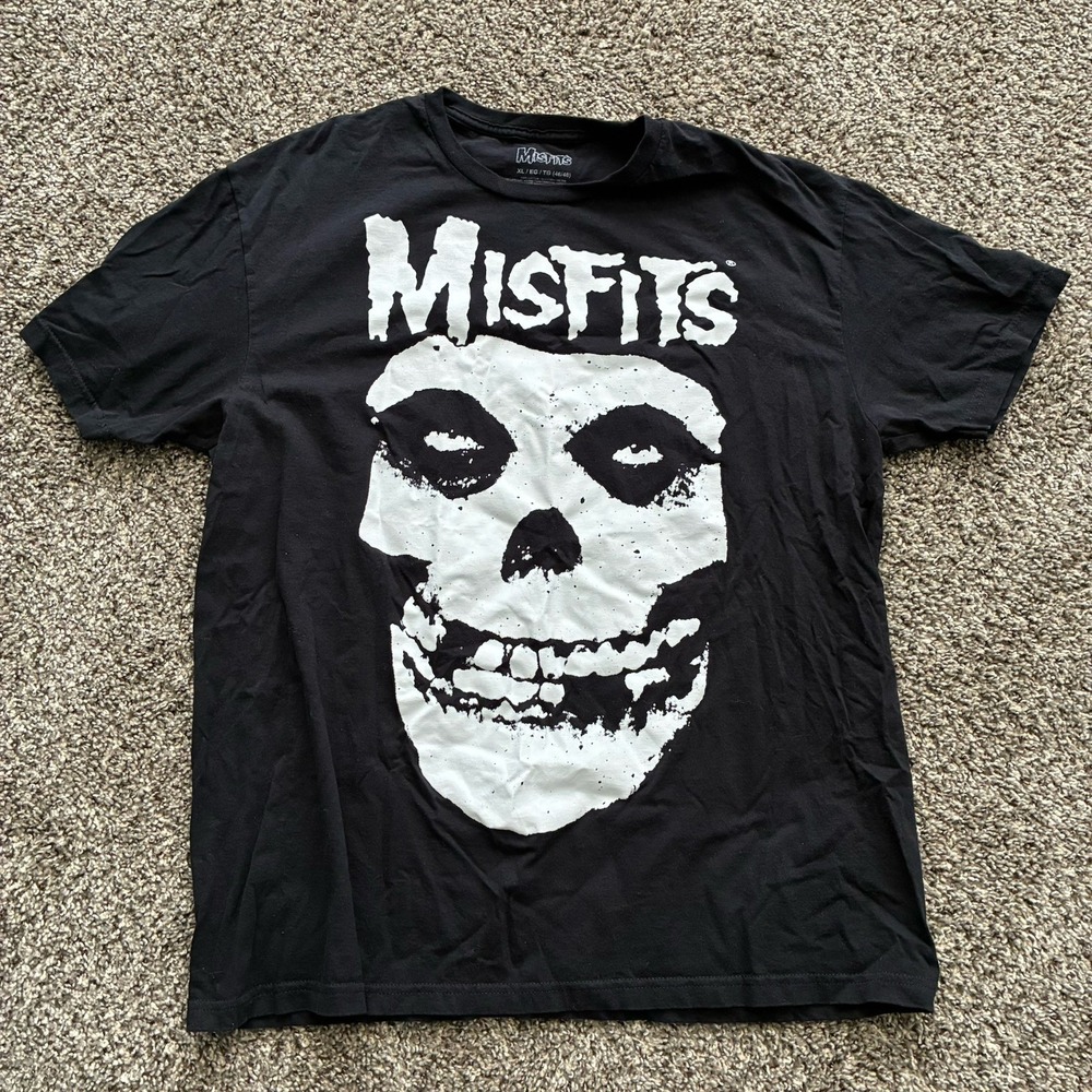 Misfits Men's XL Black Graphic Short Sleeve T-Shirt